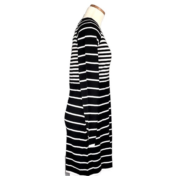 Trina Turk Stripe Wool Sweater Dress, Small & Medium - Picture 6 of 11